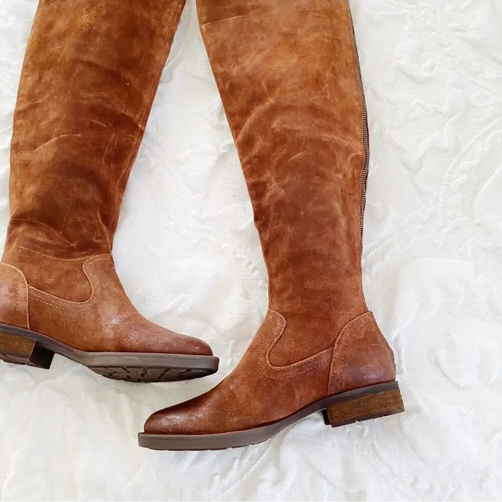 Born Borman Rust Copper Boots Size 5 New $260
